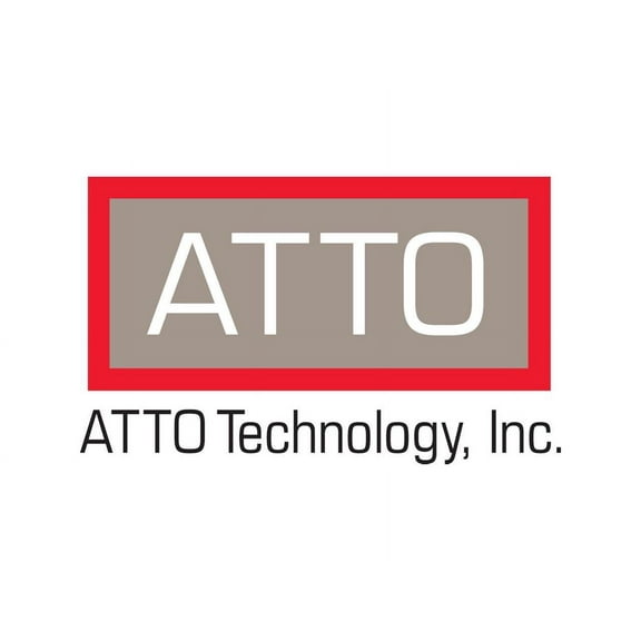 ATTO Technology XstreamCORE ET 8100T-TS0 Dual 10G SFP Plus to 1-Port 12G Mini-SAS Bridge Intelligent