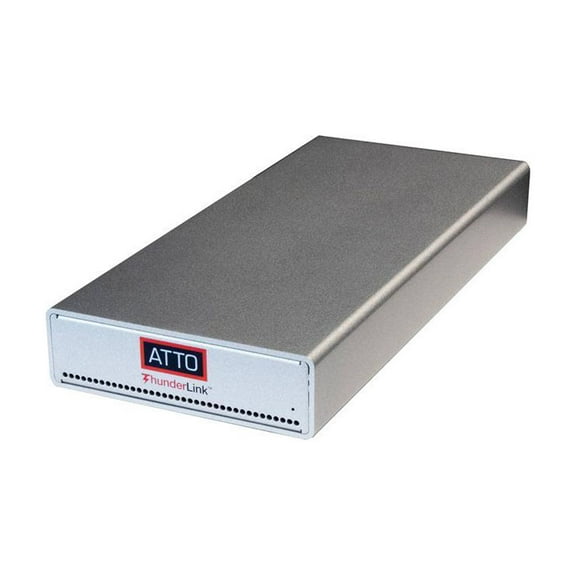 ATTO ThunderLink TLNS-3252-D00 Thunderbolt/Ethernet Host Bus Adapter - Thunderbolt 3 - 40 Gbit/s - 2 x Total Expansion Slot(s) - SFP28 - Desktop - TAA Compliant