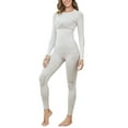 thumbnail image 1 of ATTRACO Women Thermal Underwear Set Base Layer Warm Tops & Bottoms, 1 of 5