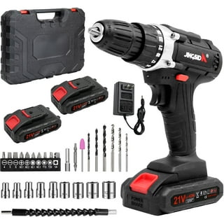 21V Electric Drill Set Impact Cordless Drill High-power 25 Gears of Torques  Adjustable Electric Screwdriver Hand Drills 2500rpm - AliExpress