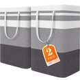 thumbnail image 1 of Torio Laundry Basket, 2 Pack 75L Large Collapsible Laundry Hamper Waterproof for Dorm Clothes Toy Storage, 1 of 7