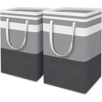 Atupen Laundry Basket, 2-Pack 75L Large Collapsible Laundry Hamper Waterproof for Dorm Clothes Toy Storage