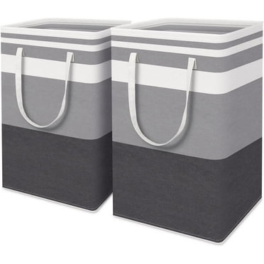 Atupen Laundry Basket, 2-Pack 75L Large Collapsible Laundry Hamper Waterproof for Dorm Clothes Toy Storage