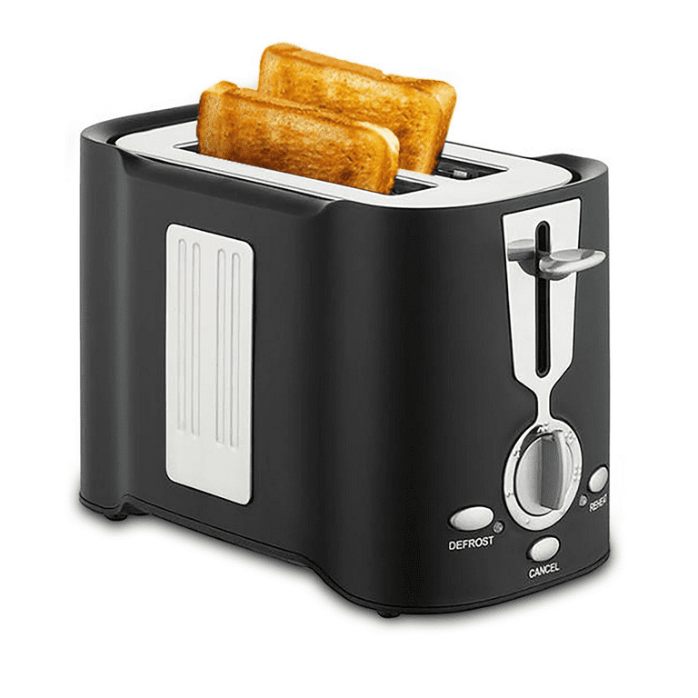 ATUPEN Toaster 2 Slice - Wide Slot with 7 Browning Settings for Toasting  Bagels Breads Waffles - Black