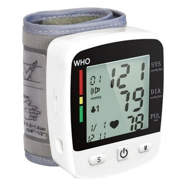 Atupen Wrist Blood Pressure Monitor, with LCD Display Rechargeable Voice Broadcast One-Button Operation for Home & Travel Use