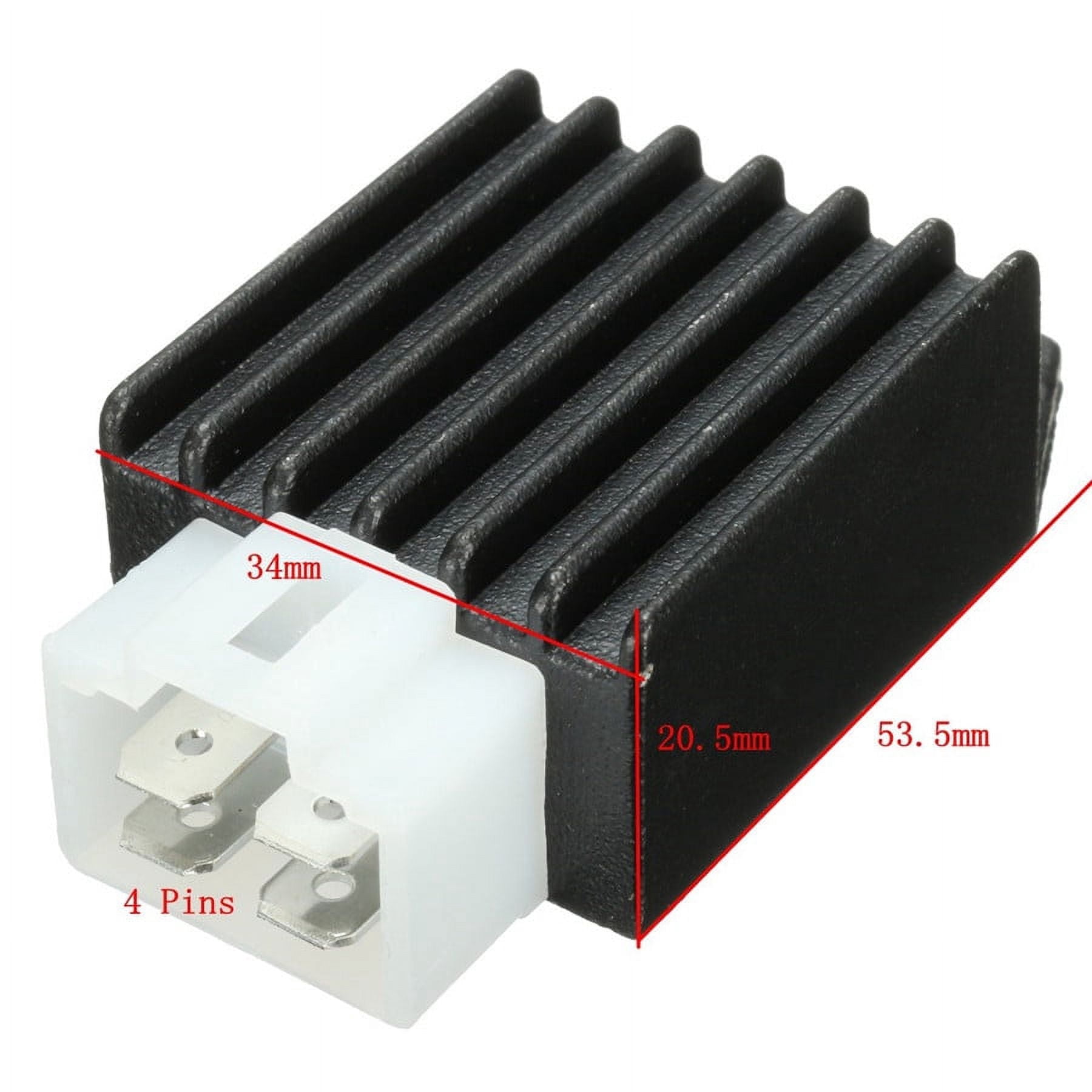 ATV Bike Black Ignition Coil CDI Unit Rectifier Regulator For 110cc ...