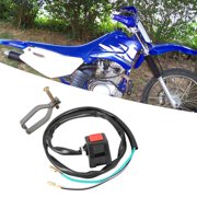 ATV CDI Box Truck Parts Engine Stop Switch, Handlebar Start Button Black Replacement for YZ80 YZ85 YZ100 for Repair