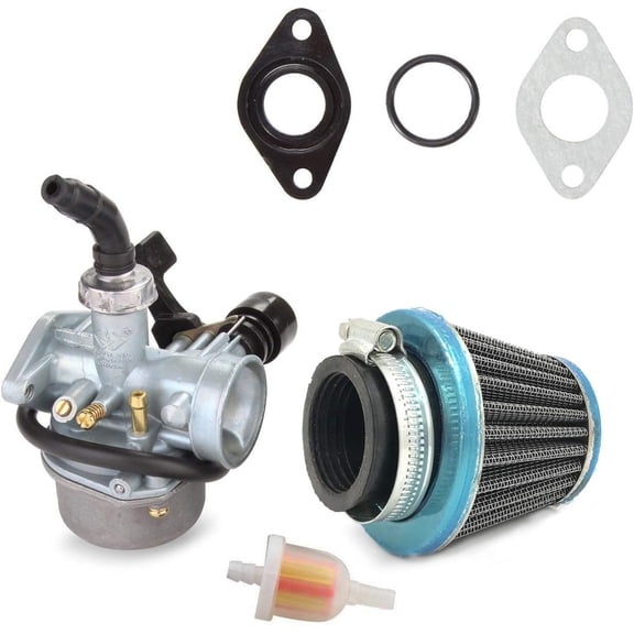 ATV Carburetor PZ19 with Fuel Filter and 35mm Air Filter for 50cc 70cc 80cc 90cc 110cc 125cc ATV Dirt Pit Bike Taotao Honda CRF By LIAMTU