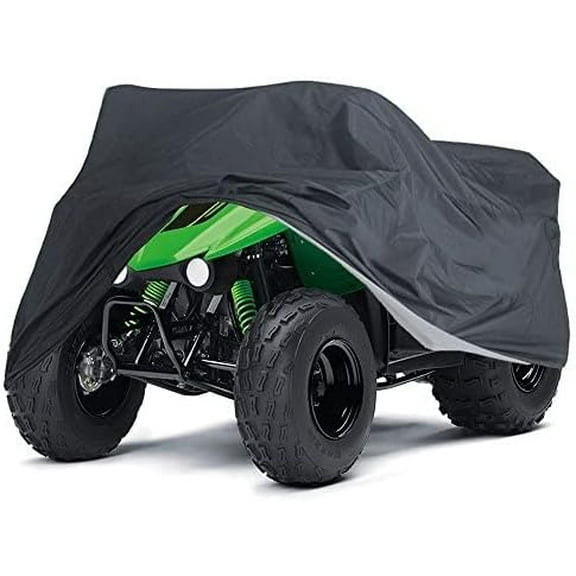 ATV Cover 210D Oxford Cloth, Waterproof Outdoor Heavy Duty 4 Wheeler Cover Quad Cover, Compatible with Polaris Sportsman Yamaha Honda Kawasaki Suzuki (79" L x 37" W x 42" H)
