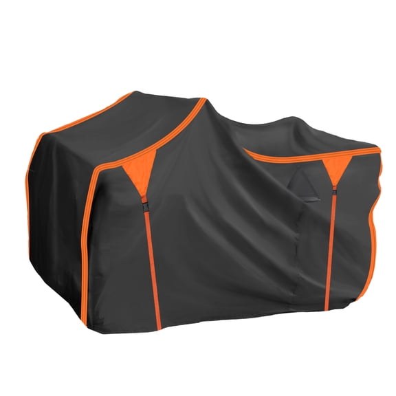 ATV Cover for Can-Am Outlander 1000 XT-P 2015-2017 4 Wheelers Quad Bike Cover Waterproof Oxford Cloth with PU Coating Windproof Outdoor All Weather Protection Black, Orange