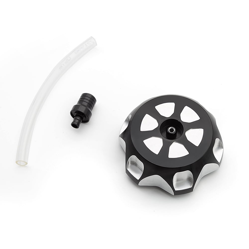 JFG RACING Billet Gas Fuel Tank Cap With Vent Hose For YZ85 04 23 Yz125 Yz250 04 23 Yz250f Yz450f 04 13 Wr250f Wr450f Blue(color:blue Tama%c3%b1o:yz125x 17 23 Yz250x 16 23