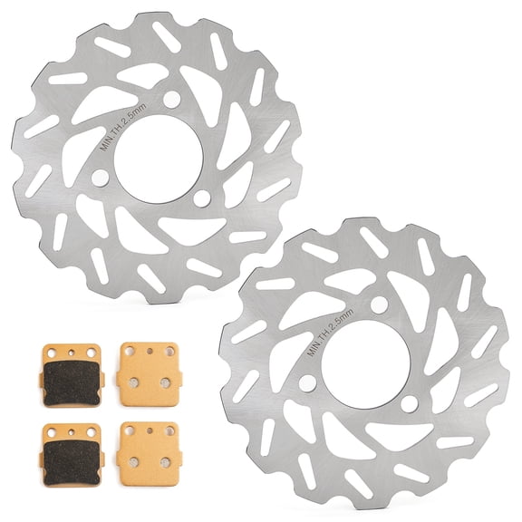 ATV Front Brake Rotors Pads for Honda Fourtrax Sportrax 250 TRX250EX TRX250X 01-14