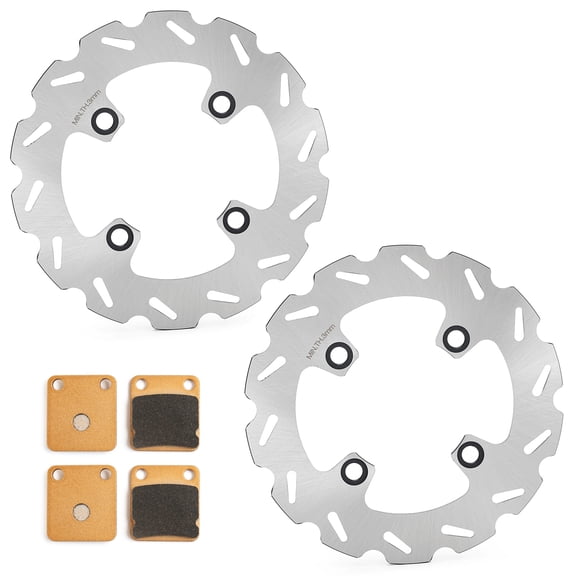 ATV Front Brake Rotors Pads for Kawasaki KVF 360 A Prairie 4x4 2003-2012