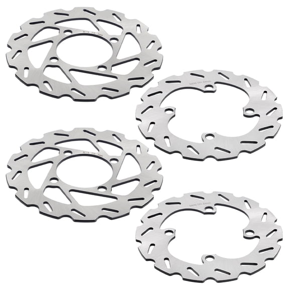 ATV Front Rear Brake Discs Rotors for Yamaha Rhino 700 YXR700F 4x4 FI YXR700FSP 08-13