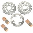 thumbnail image 1 of ATV Front Rear Brake Rotors Discs Pads for Honda Sportrax 400 TRX400EX 2x4 1999-2008, 1 of 6