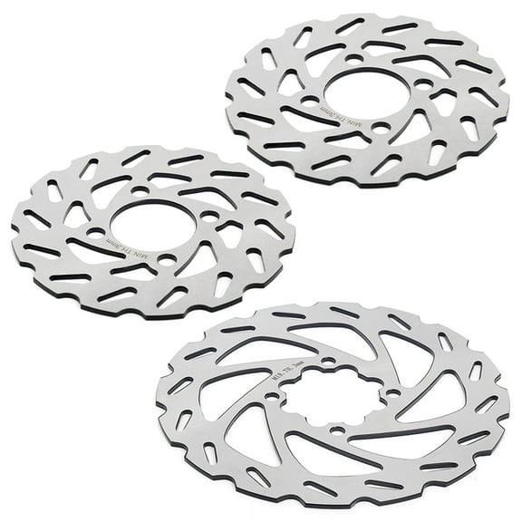 ATV Front & Rear Brake Rotors Discs for Yamaha YFZ 350 Banshee 90-06 YFS 200 Blaster
