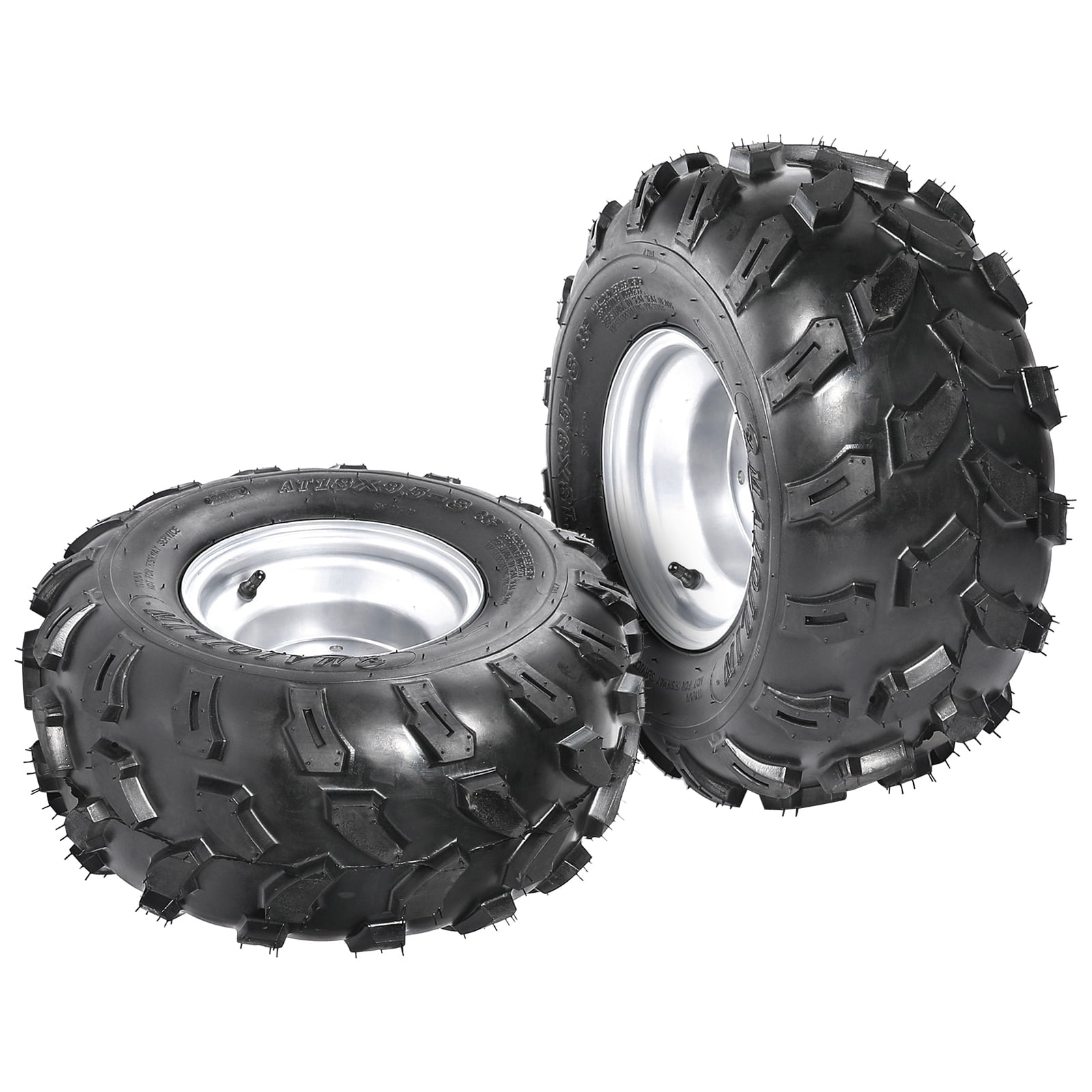 ATV Go Kart Tires and Rims 18x9.50-8 Inch Tubeless Golf Cart Tires 4x ...