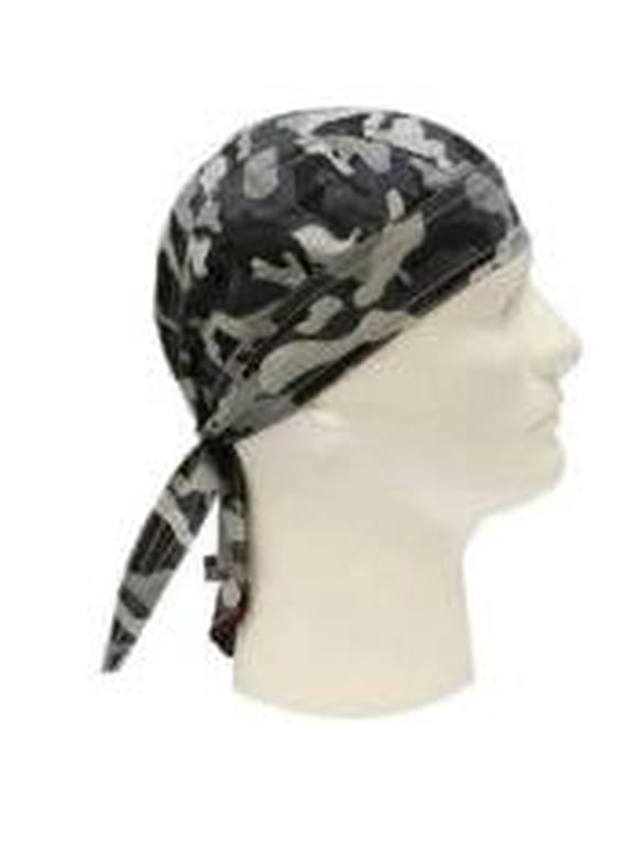 ATV MOTORCYLE DO-RAG: Black Camo