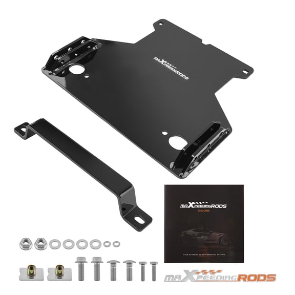 ATV Plow Mounting Frame for Can Am Renegade Outlander 450 570 650 800 1000, Black Steel Construction, Underbody Installation, Corrosion Resistant Powder Coated, SKU 96259820