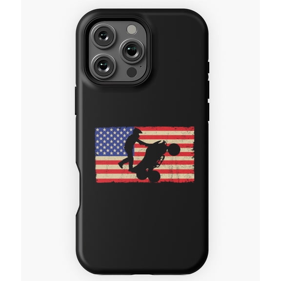 ATV Quad American Flag Four Wheeler Phone Case for iPhone 16 15 14 13 12 11 Pro Max