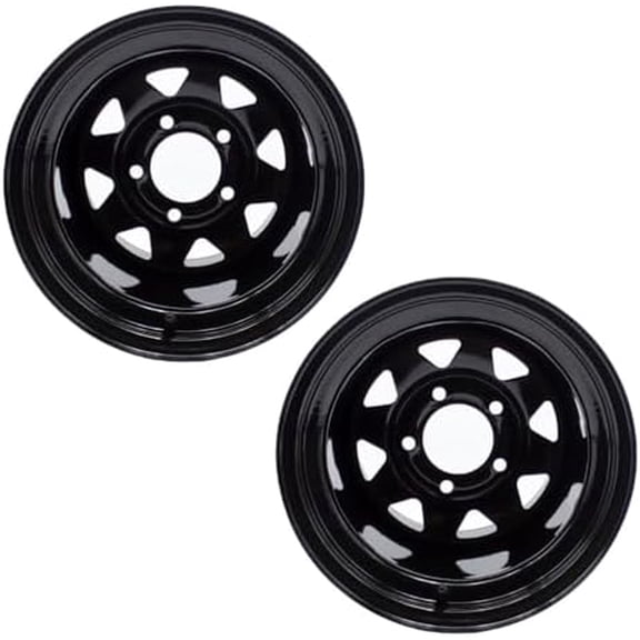 ATV RTV Mower Rim 12x8.5 WHEEL RIMS 5/4.5 for Zero Turn Mowers Garden Lawn Tractors Heavy Equipment 12 x 8.5 Rim 5 Lugs Bolt Circle 4.5 inch,backspace 4.5 inch, pack of 2$$Tools