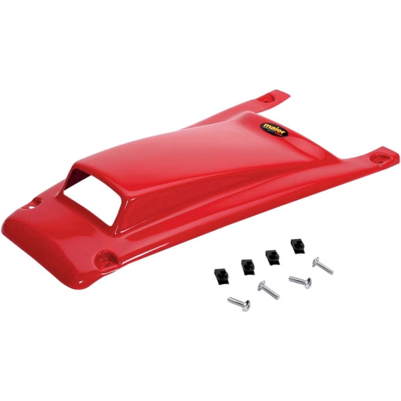 ATV Red Scooped Hood