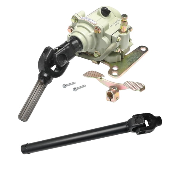 ATV Reverse Gear Box Assembly Transmission Drive by Shaft for 110cc 125cc 150cc Horizontal Engine ATV UTV Quad Go Kart Buggy 4 Wheelers Golf Carts (w/ 425mm Drive Shaft)