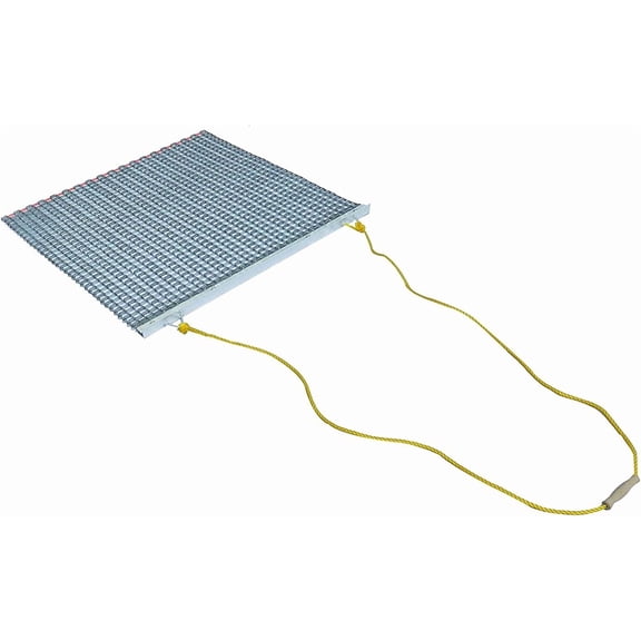 ATV/UTV 3 x 5 Foot Heavy Duty Durable Zinc and Steel Mesh Field Surface Leveling Drag Mat for Manual or Vehicle Assisted Pulling