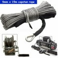 ATV UTV High Strength Synthetic Winch Line Cable Rope Tow Cord with