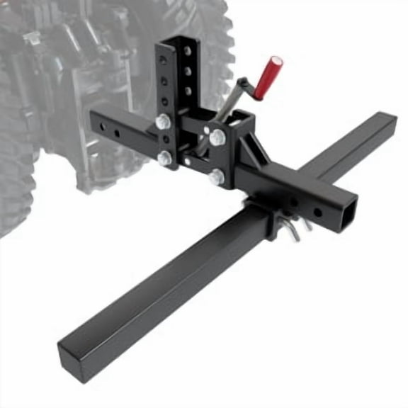 ATV/UTV Lift System Attachments,Manual Implement Lift 1-Point Implements Pro with 2" Receivers,Quick-Attach Accessories1-Point Lift System for ATV/UTV, 50 Inches Width,Height Adjust