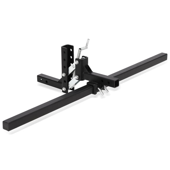 ATV/UTV Manual Implement Lift, 1-Point and 2-Inch Receiver, UTV ATV Rake Scrape Blade Plow Disc Tow Behind Attachments, 50 in, Adjustable Height