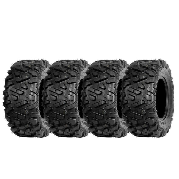 ATV/UTV Tires, Set of 4-29x11-14 All-Terrain Tires, 6-Ply Tubeless, for Off-Road, Mud, Dirt and Trails