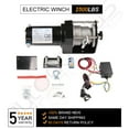 thumbnail image 1 of ATV UTV Winch 2500LBS UTV Electric Winch Steel Cable Offroad Remote Control 12V, 1 of 5