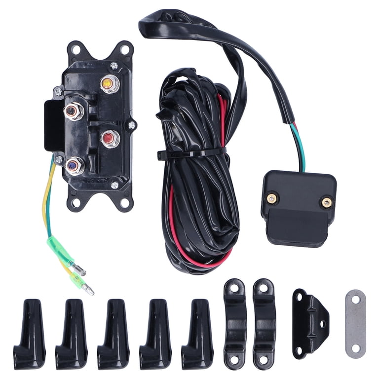 12v Relay ALAVENTE 12V Winch Solenoid & Rocker Switch - 250A Relay For ...