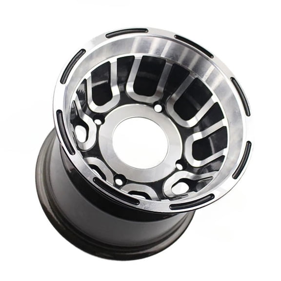ATV Wheel Rim, 8in Tire Replacement Wheel Rim, High Strength Sporty Look Aluminum Alloy Wheel Rim for ATV Quad Buggy (Rear Wheel)