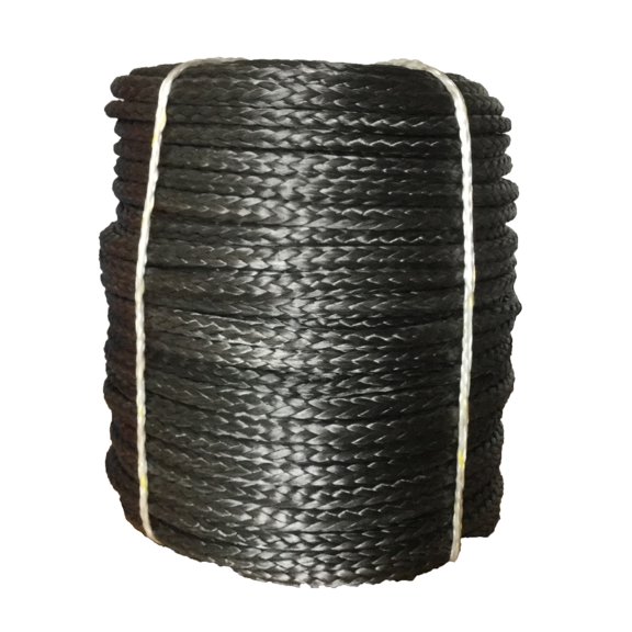 ATV Winch Rope Line 12MM * 80M Plasma Rope UHMWPE Synthetic Winch Line For Off Road Vehicle ATV UTV SUV ,Durable & Safe