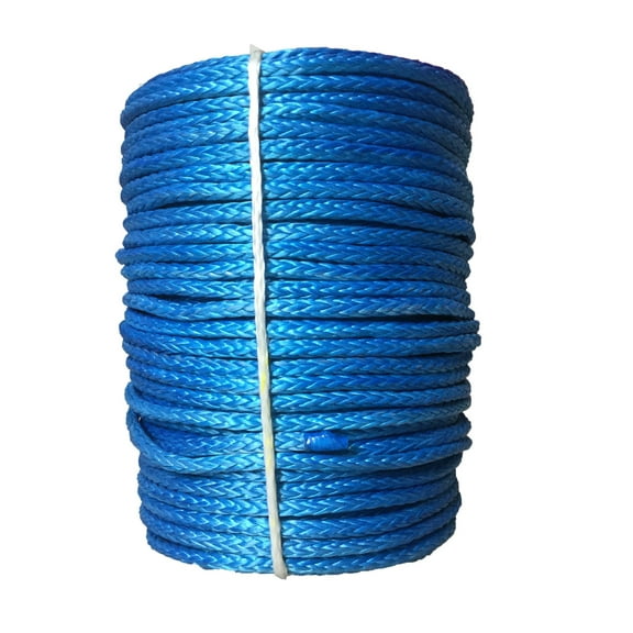 ATV Winch Rope Line 12MM * 80M Plasma Rope UHMWPE Synthetic Winch Line For Off Road Vehicle ATV UTV SUV ,Durable & Safe