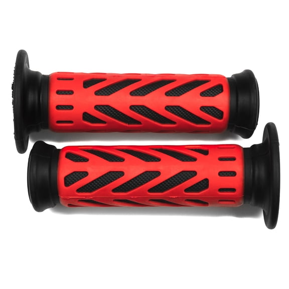 ATVs And Watercrafts Web Gel Style Hand Grips Red Color Quad Compatible with Yamaha Polaris Seadoo Watercraft Bombardier Jet Ski Honda Foreman Recon Kawasaki Brute Force Prairie Bruin Grizzly Kodiak