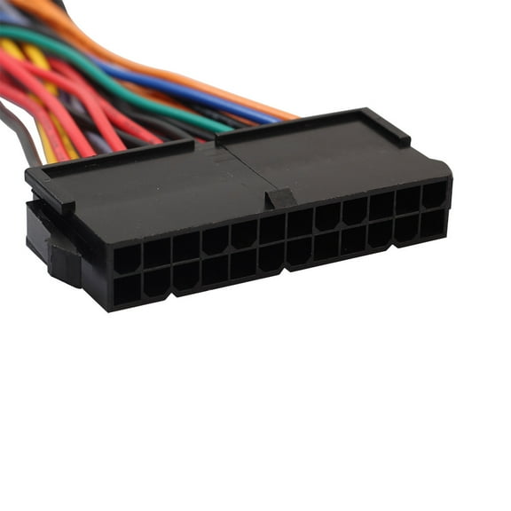 ATX 24 Pin to Mini 24 Pin Power Supply Adapter Cable, 15cm Length, Compatible with Dell Optiplex 760/780/960/980, Easy Plug-and-Play, Multicolor