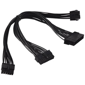 ATX 24Pin to 18Pin Adapter Converter Power Cable and 8Pin to 12Pin ATX Adapter Power Cable for Z440 Z640 Motherboard,Black
