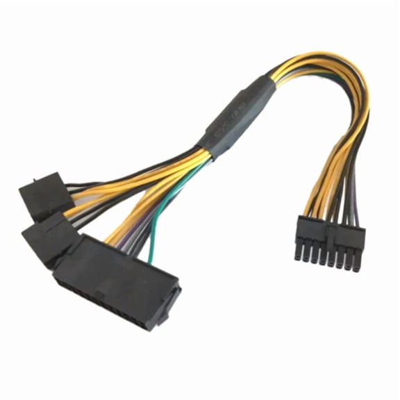 ATX 24Pin to Motherboards 16Pin Adapter Cable with Double 4Pin Connectors for Fujitsu Siemens Computers Power Cord