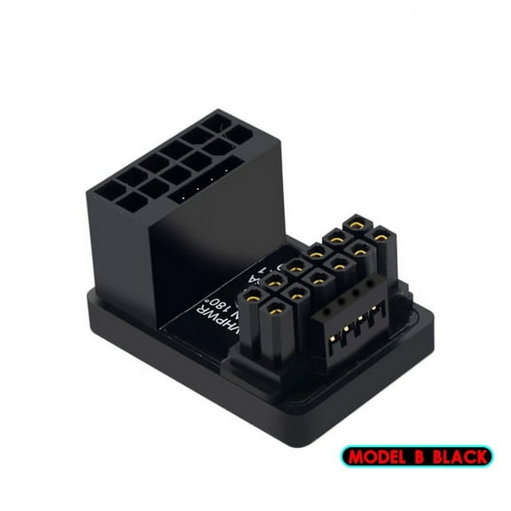 ATX 3.0 PCIE 5.0 12VHPWR 16PIN 12+4PIN 180 Degrees Cable Adapter For Computer Power Supply GPU Video Card Power Plug