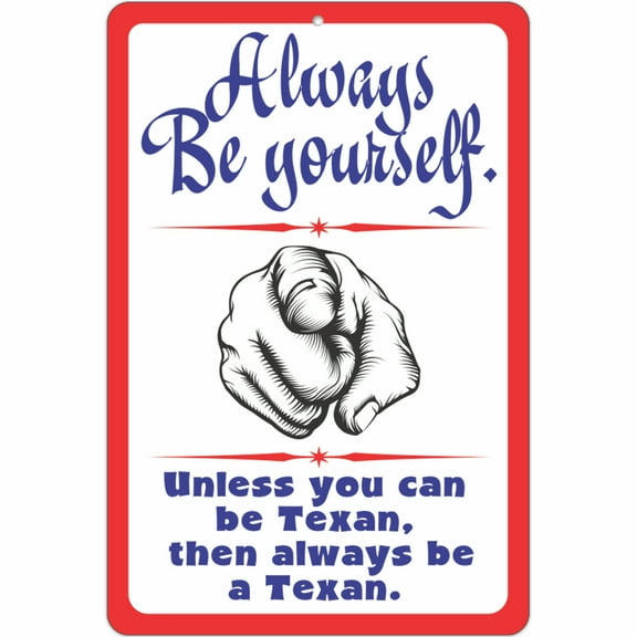 ATX Custom Signs - Pride of Texas Sign - Outdoor or Indoor Novelty Signs - Size 8 x 12