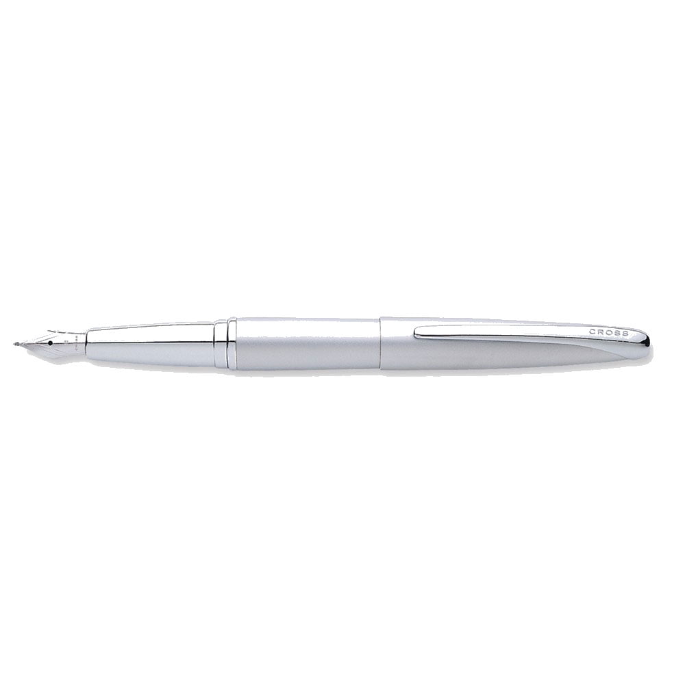 Cross ATX Matte Chrome Fountain Pen - Medium