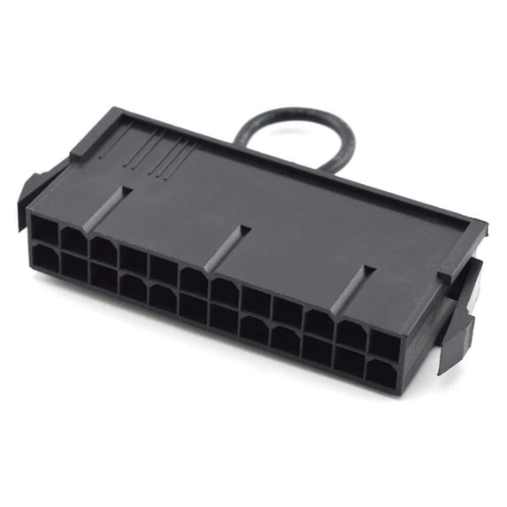 ATX Power Supply 24PIN Switch 24P Power Reset On/Off Switch Connector PSU Test Starter 24-pin