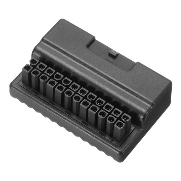 ATX Power Supply Adapter 24Pin 90 Degree Turn ABS Copper Core L Turn Adapter Board Motherboard, Desktop, Style 2