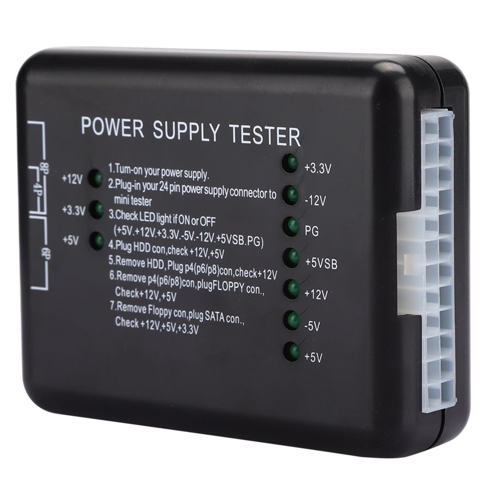 ATX Power Supply Tester, Universal Portable PC Power Supply Tester