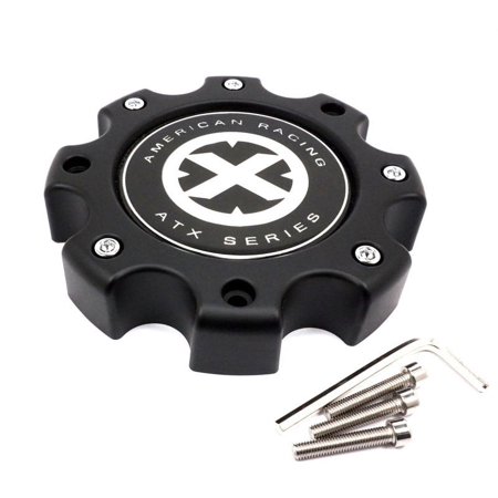 ATX Series Matte Black Wheel Center Hub Cap 8 Lug 8x165 for AX756