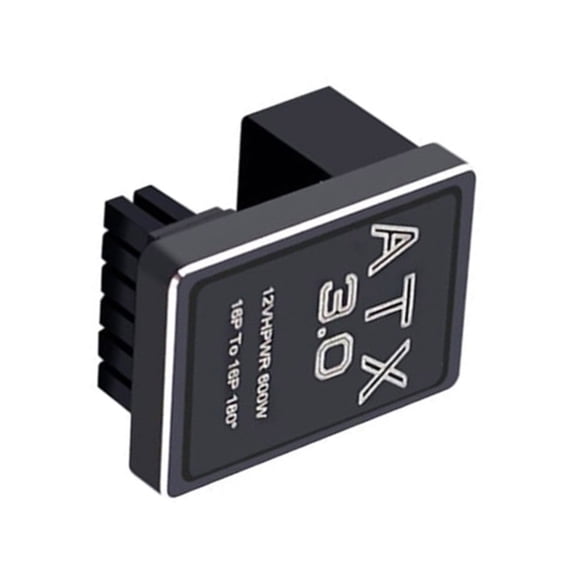 ATX3.0 PCIe5.0 GPU Power Adapters, Aluminum ABS Tool-Free Connectors for Gaming Rigs & PC Builds
