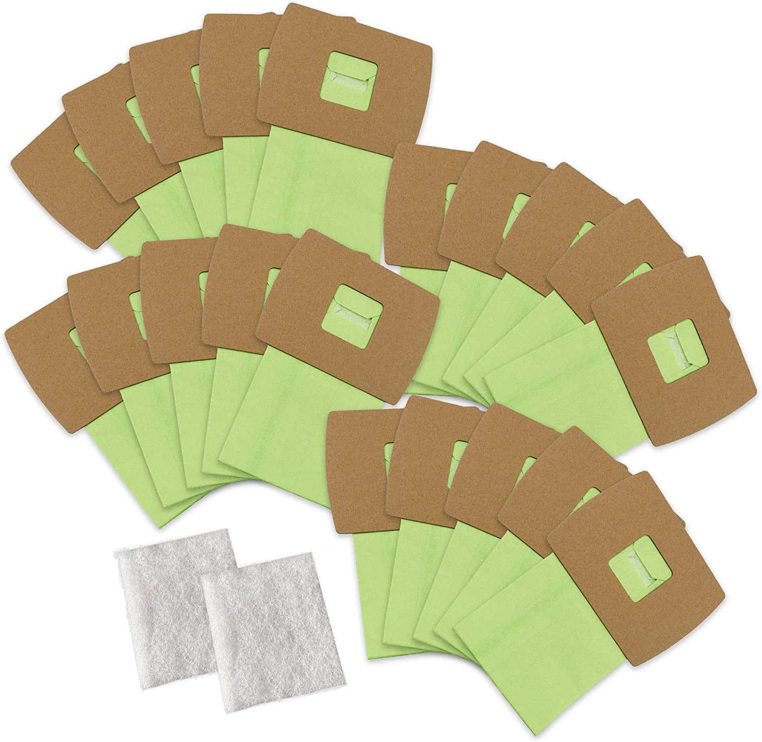 Lot de 40 sacs d'aspirateur compacts de type BB de rechange pour